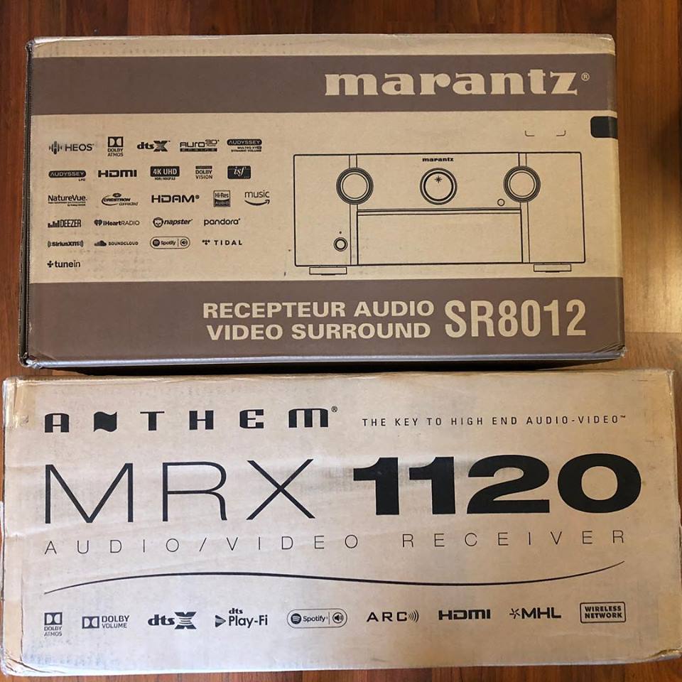Marantz SR8012 and Anthem MRX1120