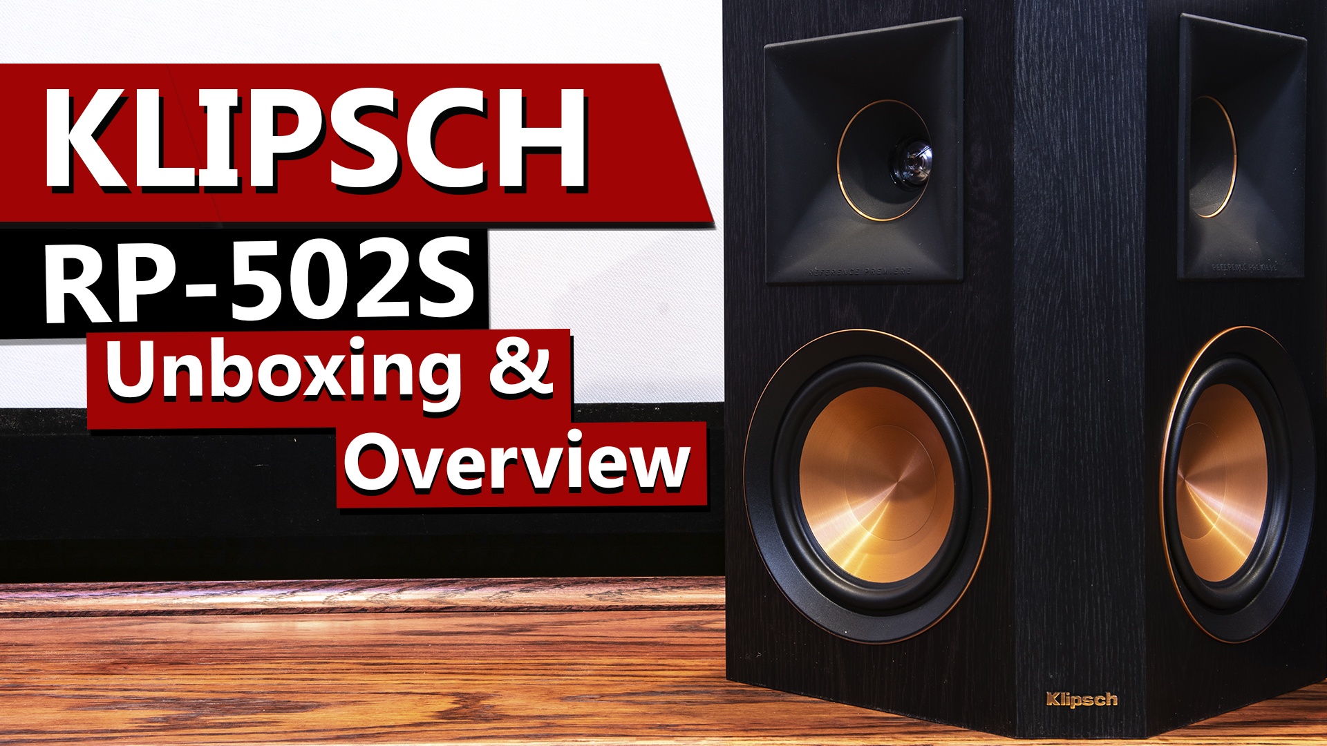 Klipsch RP-502S Reference Premiere Surround Speaker Unboxing and Overview