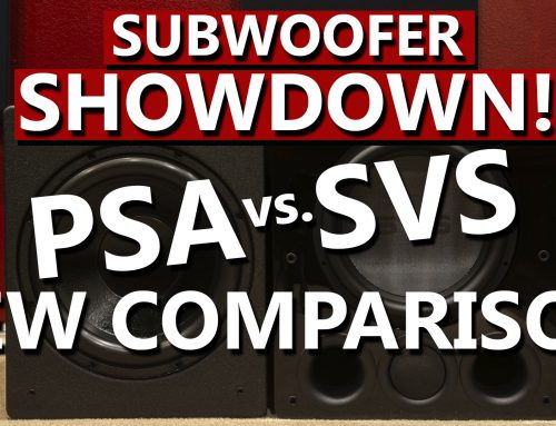 PSA 3611 vs SVS PB16 – REW Test Comparison