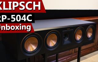 Klipsch Reference Premiere RP-504C Center Channel Speaker - Unboxing and Overview