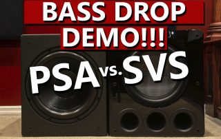 PSA S3611 vs SVS PB16 - Bass Drop Demo